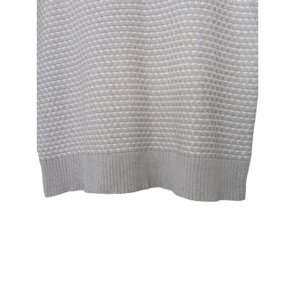 New with Tags Jcrew Soft Stretchy Women's Textured Turtleneck Sweater SZ L Grey - Picture 3 of 9